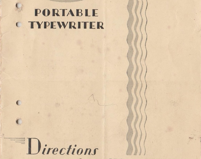 Royal-Portable Typewriter Instruction Manual - User Manual - Complete User Guide