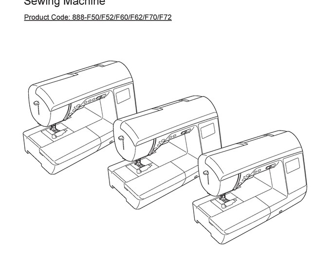 Brother NQ900PRW Sewing Machine Instruction Manual - User Manual - Complete User Guide