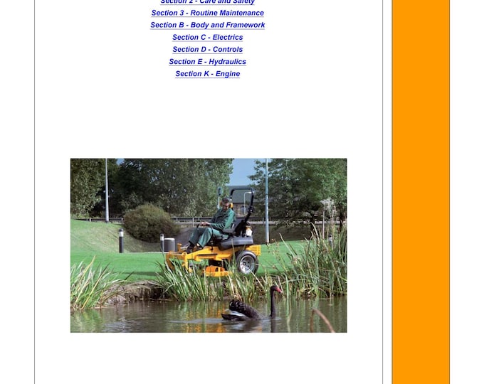 JCB ZT 20D - 9803-9430 - Workshop Manual - Service Manual - Parts Manual - Owners Manual (PDF Download)