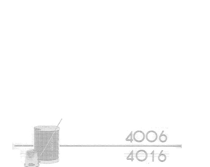 Singer 4006 - 4016 Sewing Machine Instruction Manual - User Manual - Complete User Guide - English