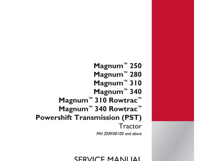 Case Magnum  250 Magnum  280 Magnum  310 Magnum  340 Magnum  380 Magnum 310 Rowtrac Magnum 340 Rowtrac Magnum 380 Rowtrac Continuously