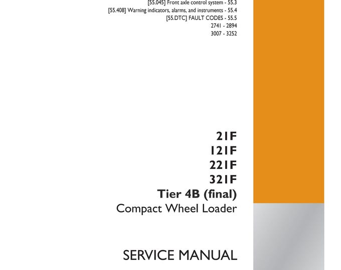 Case 21F 121F 221F 321F Tier 4B (final) - Repair manual - (Pdf Download)