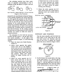 Seeburg Jukebox Servicemanual: Kopplingsschema, Dellista bild 5