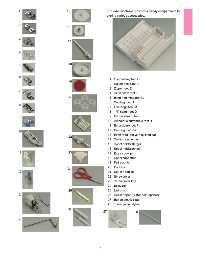 Elna 9600 Haute Couture Sewing Machine Instruction Manual User Manual