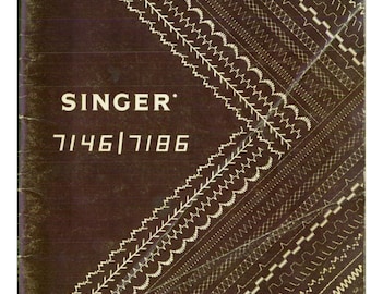 Singer 7146-7186 Sewing Machine Instruction Manual (PDF)