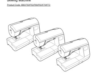 Brother Innov-is BQ950 Nähmaschine Bedienungsanleitung - Benutzerhandbuch - Vollständige Bedienungsanleitung