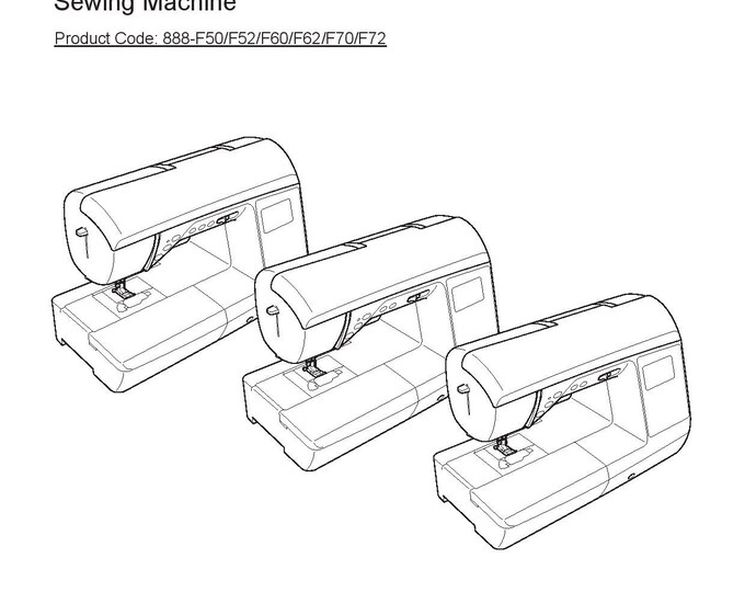 Brother Innov-is BQ950 Sewing Machine Instruction Manual - User Manual - Complete User Guide