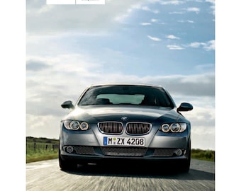 BMW 3 Series E92-E93 328i-328i xDrive-335i-335i xDrive-M3 2007-2013 Owners Manual - English
