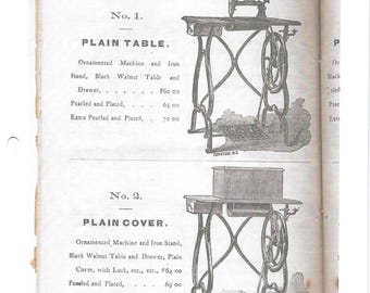Howe - Improved Family - Sewing Machine - Service Manual - Instruction Manual -  Wiring Diagram - Operation Manual - Parts List