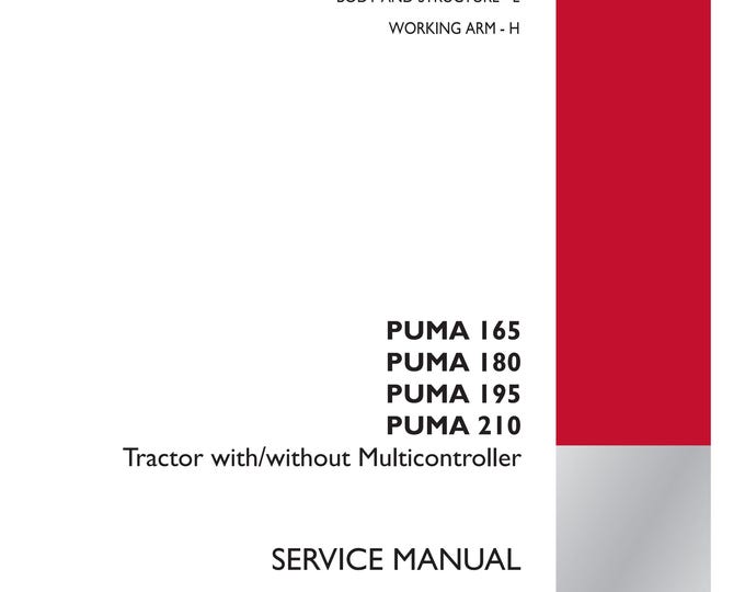 Case Puma 165 Puma 180 Puma 195 Puma 210-FRAME Primary frame - 10.B- Repair Manual- (Pdf Download)