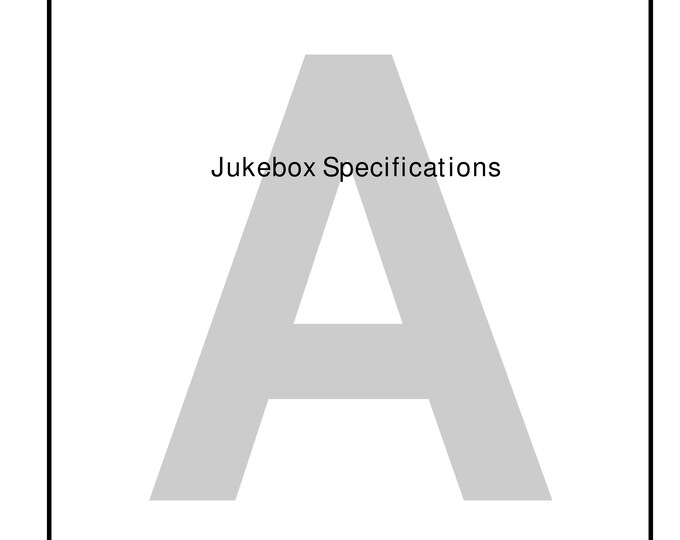 Rock-Ola - E-Rock - Wall Rock - Service Manual - Instruction Manual -  Wiring Diagram - Schematic - Operation Manual - Parts List