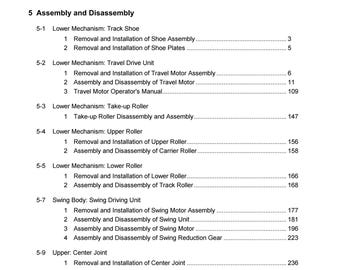 Linkbelt  160X2 Shop Manual - Operation Manual - Workshop Manual  (PDF Download)