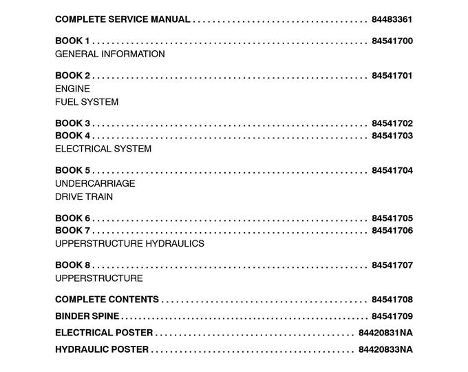 Case CX300C TIER 4 CRAWLER EXCAVATOR-(Pdf Download)