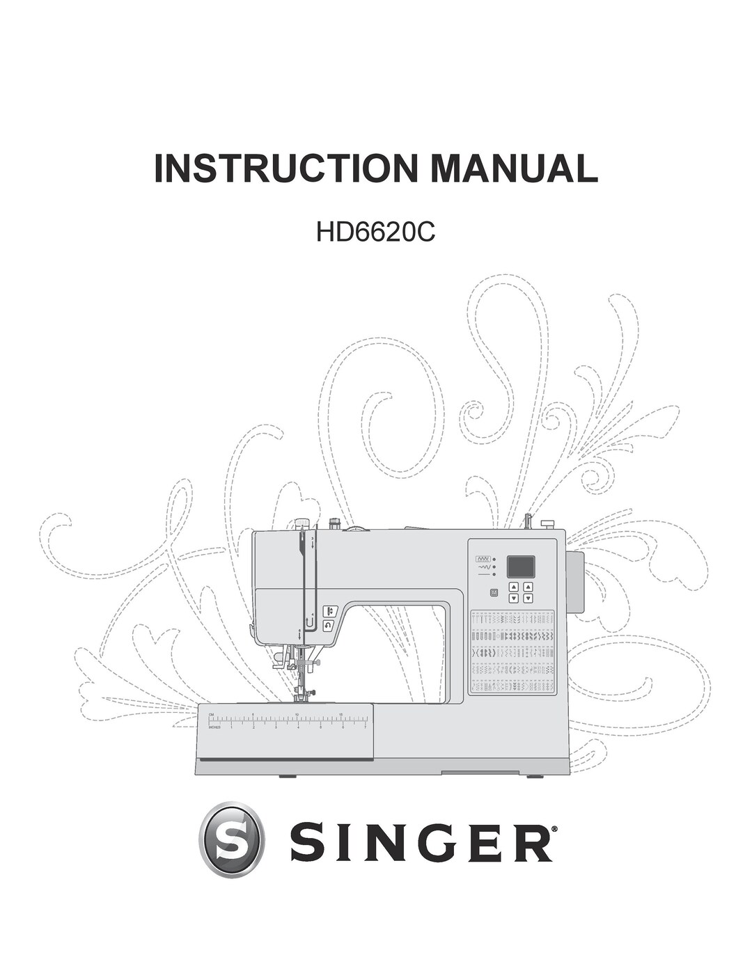 Singer HD6620C Sewing Machine Instruction Manual User Manual Complete