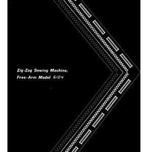 Singer 6104 Nähmaschine Bedienungsanleitung - Handbuch - Vollständige Bedienungsanleitung - Englisch