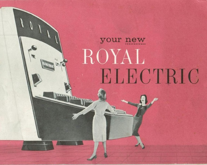 Royal Electric Typewriter Instruction Manual - User Manual - Complete User Guide