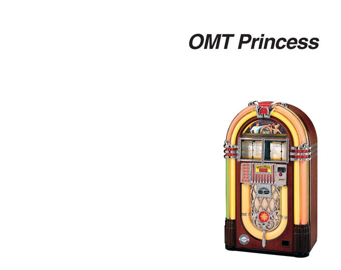 WURLITZER - OMT Princess  - Operating Instructions - Service Manual - User Manual - Schematic - Parts List