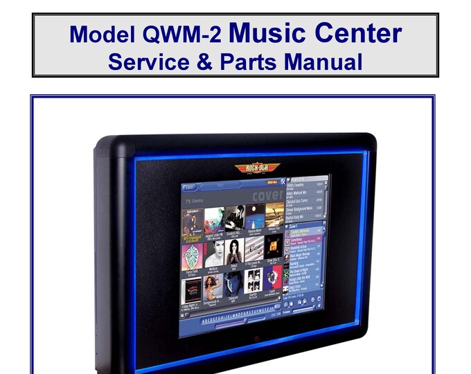 Rock-Ola - QWM-2 Mystic - Service Manual - Instruction Manual -  Wiring Diagram - Schematic - Operation Manual