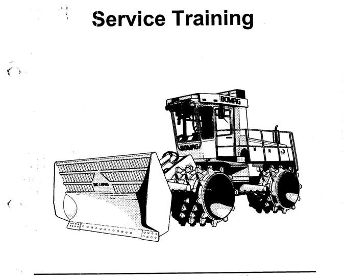 Bomag  BC 670RB Service Training 00809842 - Service Manual - Workshop Manual -  Spare Parts Catalog - English (PDF Download)