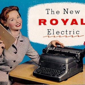 Royal Electric Typewriter Instruction Manual - User Manual - Complete User Guide