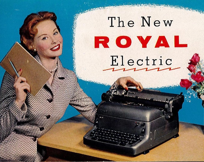 Royal Electric Typewriter Instruction Manual - User Manual - Complete User Guide