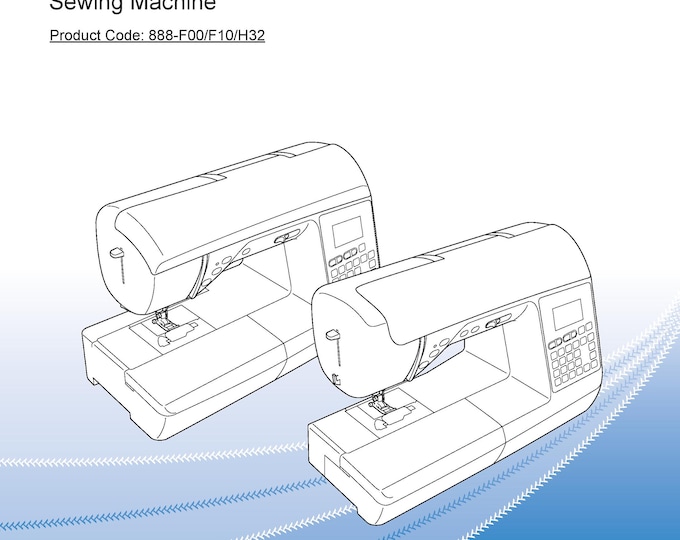 Brother NQ575PRW Sewing Machine Instruction Manual - User Manual - Complete User Guide