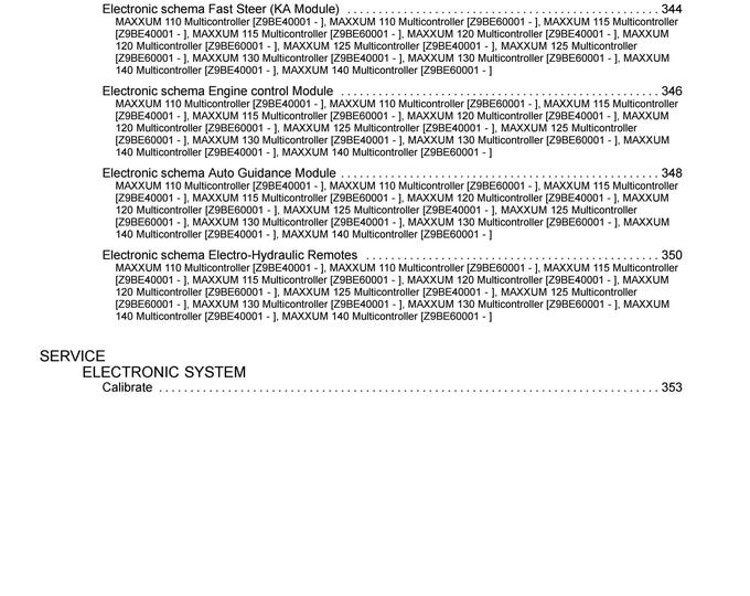 Case Maxxum 100 Maxxum 110 Maxxum 115 Maxxum 120 Maxxum 125 Maxxum 130 Maxxum 140 - Repair Manual- Service Manual(Pdf Download)
