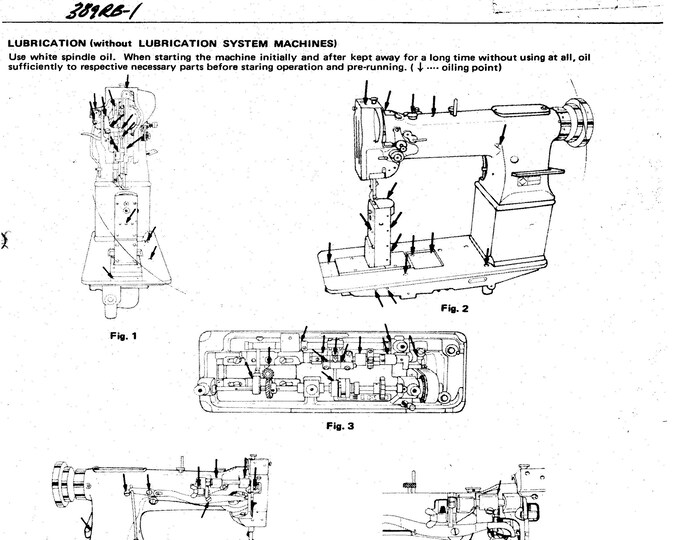 CONSEW 389RB-1 Sewing Machine Instruction Manual - User Manual - Complete User Guide - English