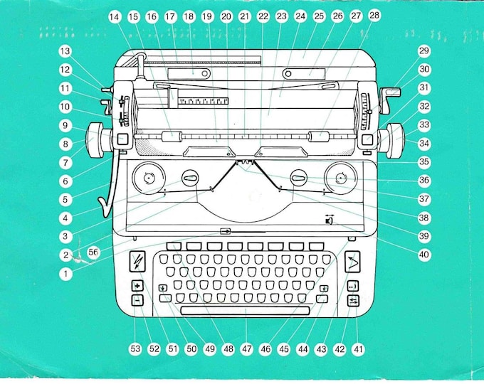 Hermes Ambassador Typewriter Instruction Manual - User Manual - Complete User Guide