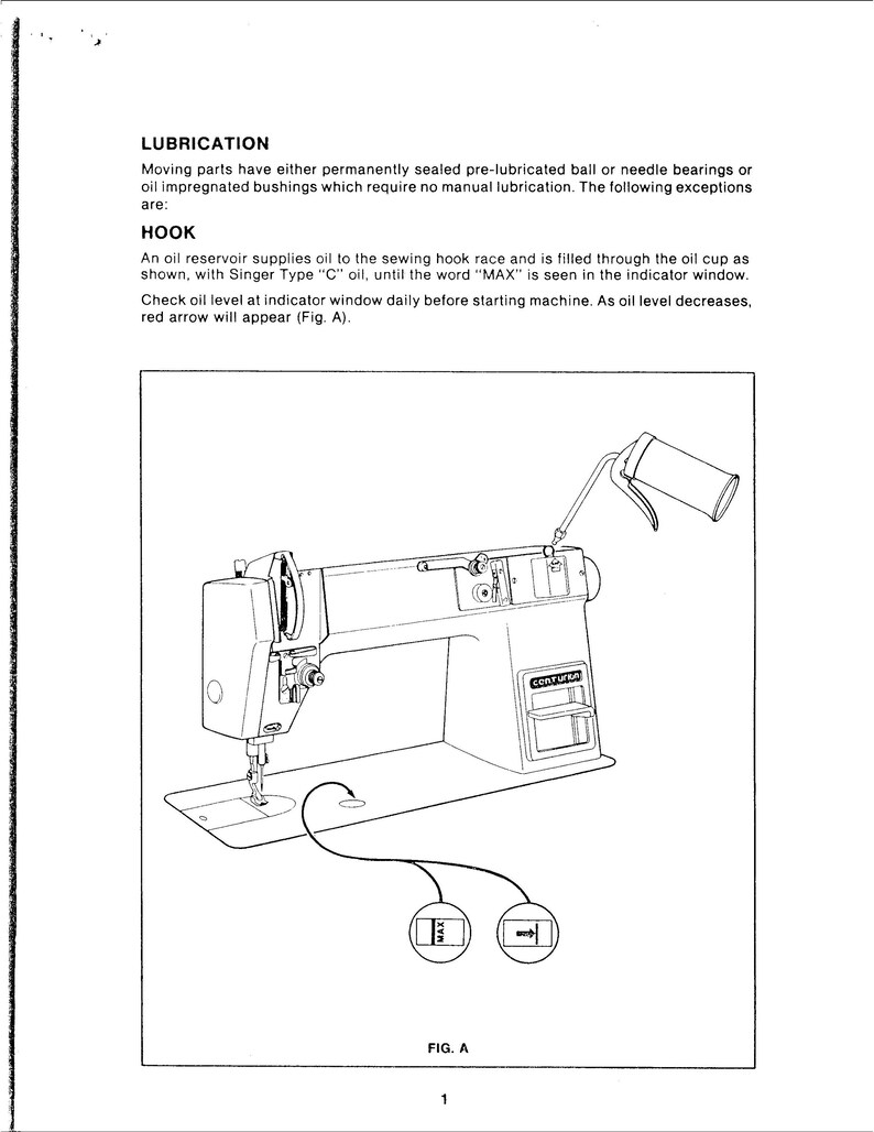 Singer 121D 121C Centurion Sewing Machine Service Manual Etsy España