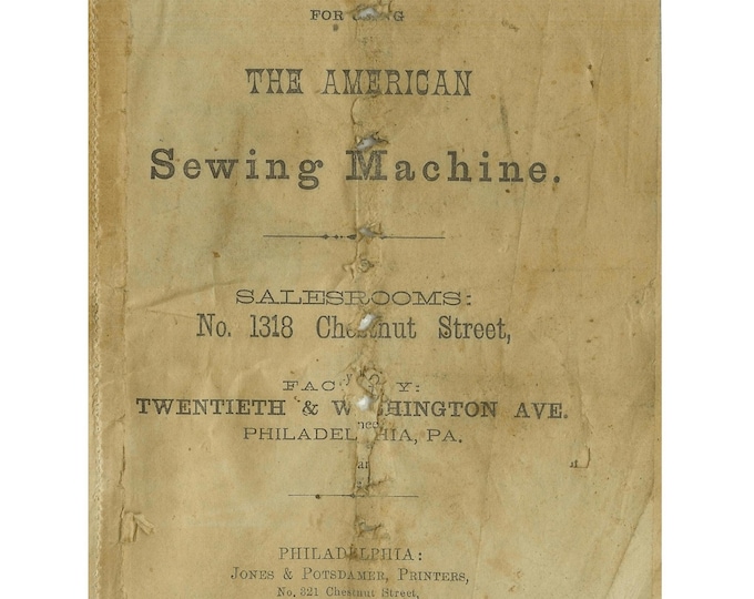 American  Number 1 -Sewing Machine -Service Manual - Instruction Manual -  Wiring Diagram - Schematic - Operation Manual - Parts List