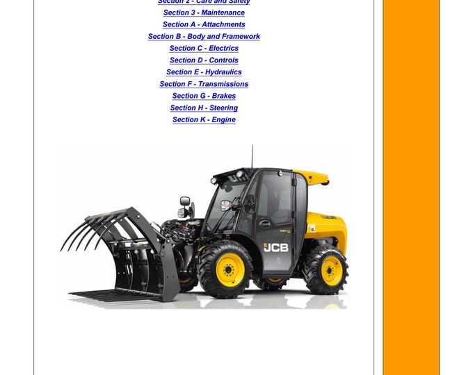 JCB 516-40 -Service Manual - Parts Manual - Owners Manual (Pdf Download)