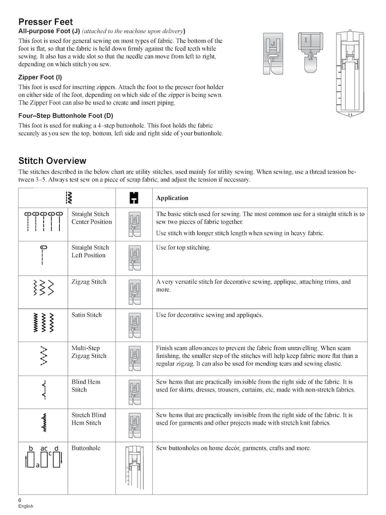Singer M1150 M1155 Sewing Machine Instruction Manual User Manual