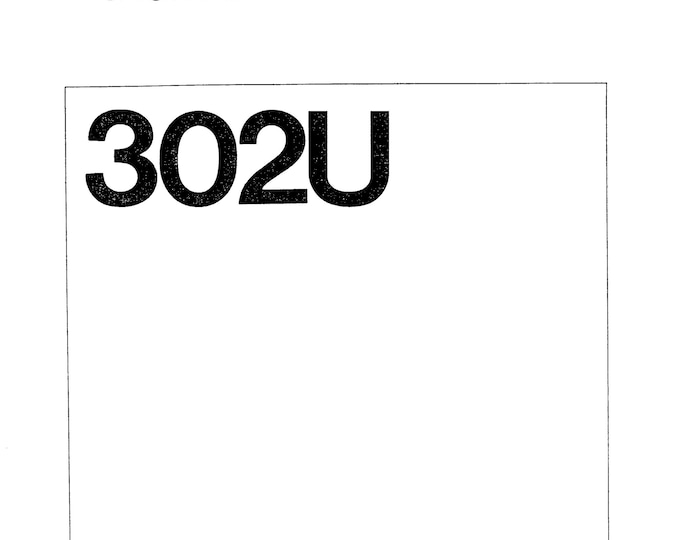 Singer-Class-302U-302U201-302U206-302U406-Service-Manual Repair Manual - English