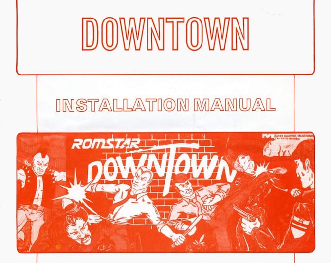 ROMSTAR - DOWN TOWN - Service Manual - Parts Manual - Owner manual -  Pdf Download