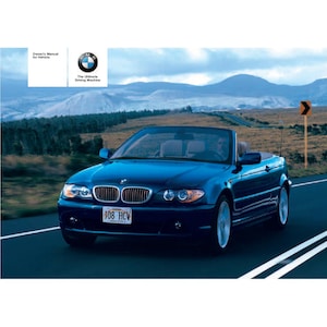 BMW 3er E46 325Ci - 330Ci 1998-2005 Bedienungsanleitung - Englisch