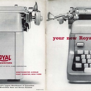 Royal FP  Typewriter Instruction Manual - User Manual - Complete User Guide