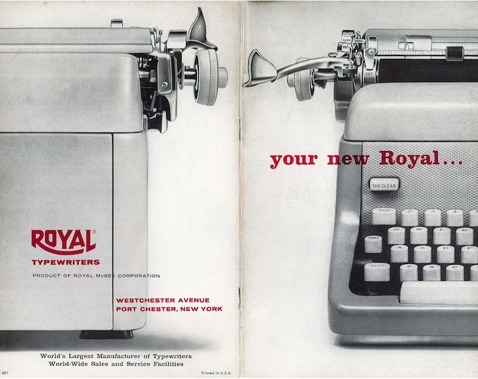 Royal FP  Typewriter Instruction Manual - User Manual - Complete User Guide
