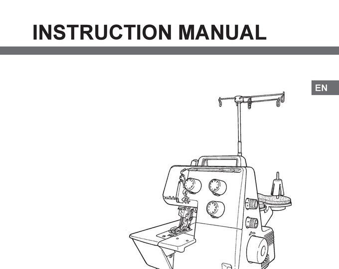 Juki MCS1500 Sewing Machine Instruction Manual - User Manual - Complete User Guide