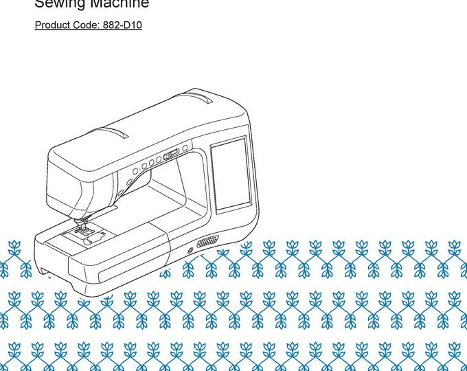 Brother VQ2400 Sewing Machine Instruction Manual - User Manual - Complete User Guide