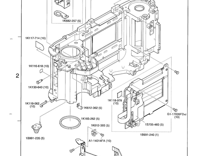 Nikon F100 - Service Manual - Workshop Manual -  PDF Download