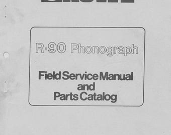 ROWE - R-90 - Schema - Manuale di servizio - Manuale utente - Elenco parti - Inglese