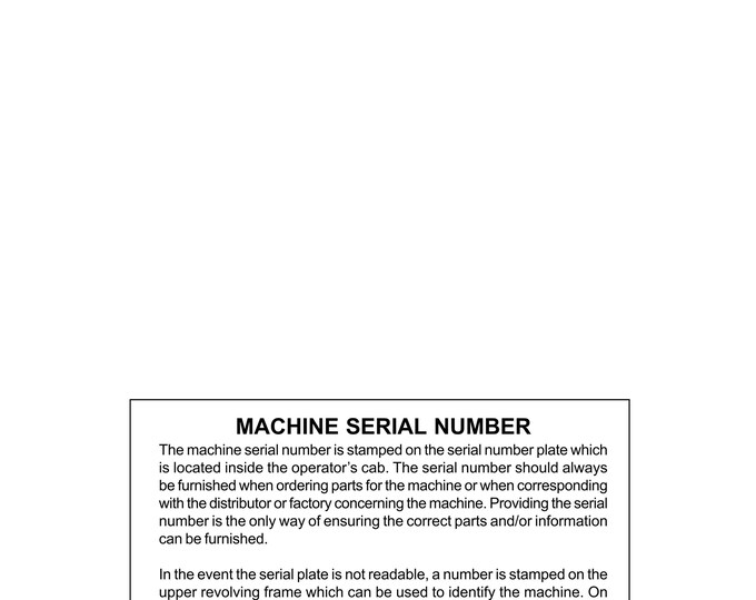 Linkbelt - Excavator 240 LX - Shop Manual - Workshop Manual - Service Manual - English