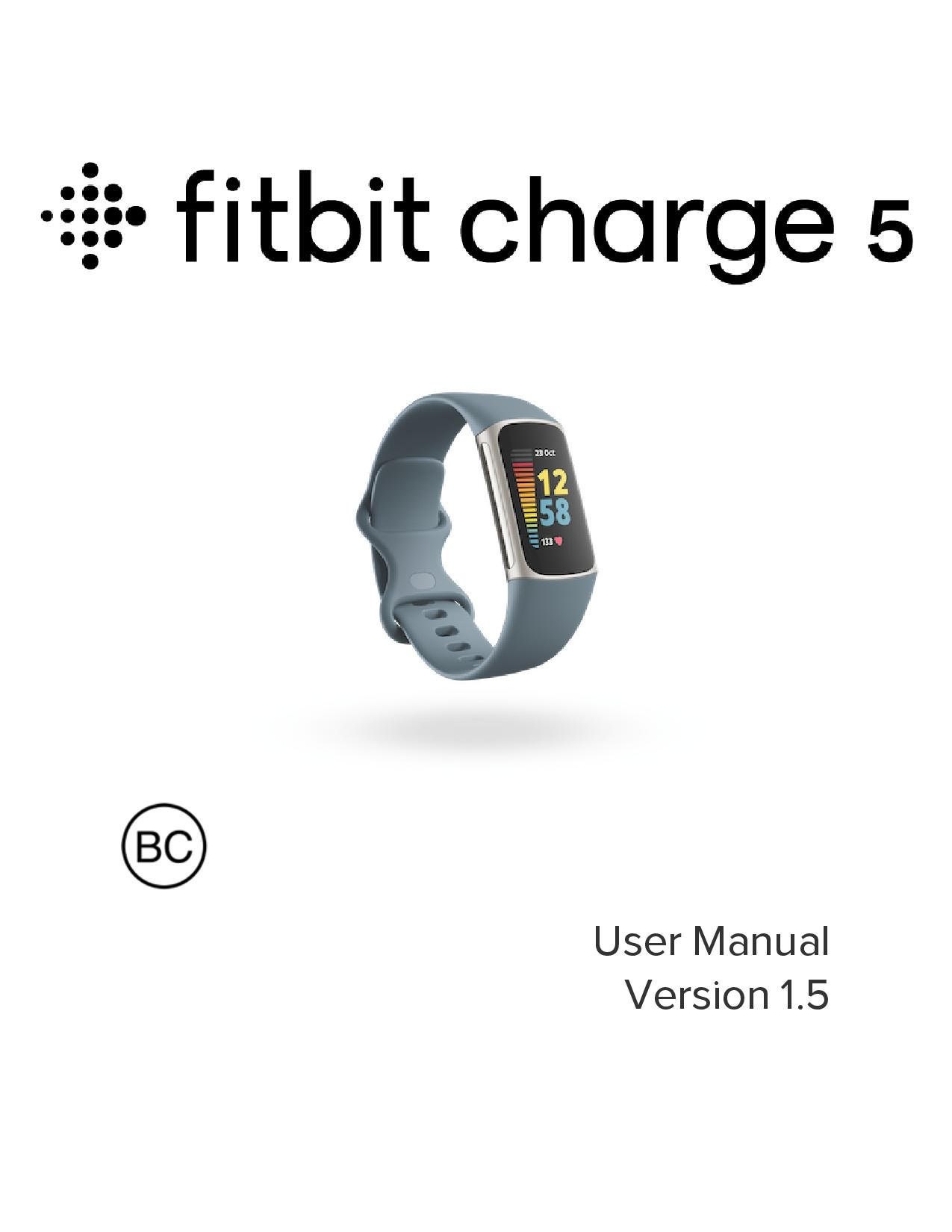 Fitbit Charge 5 User Manual User - Etsy