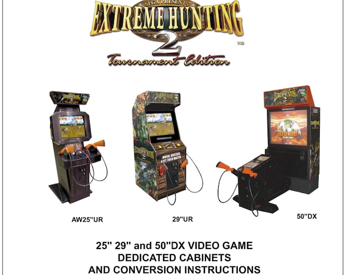 SEGA - EXTREME HUNTING 2  - Service Manual - Parts Manual - Owner manual -  Pdf Download