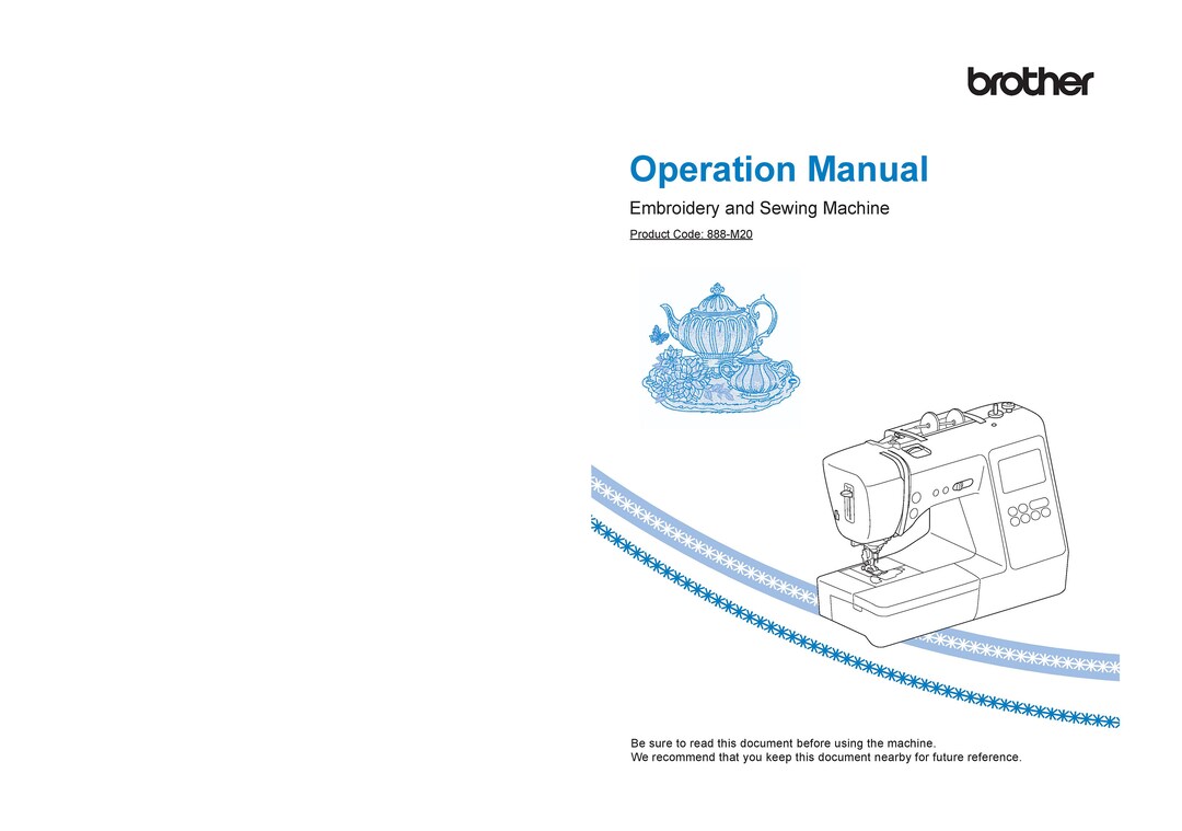 Brother SE600 Sewing Machine Instruction Manual - User Guide - Etsy