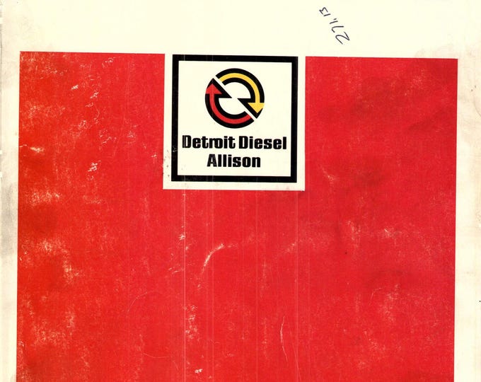 Detroit Diesel 53 SERIES - Service Manual - Parts Manual - Owner manual - Pdf Download