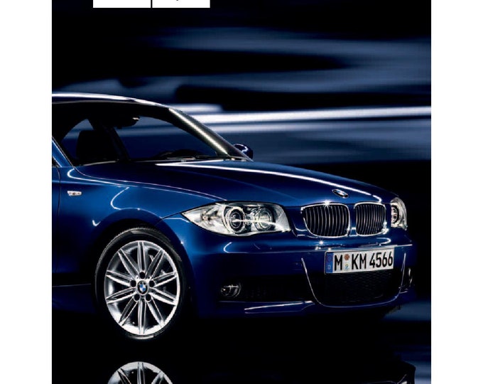 BMW 1 Series 128i - 135i E81 - E82 - E87 2010 Owners Manual - English