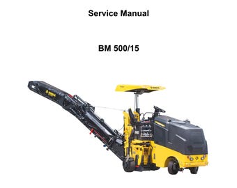 Bomag BM 500-15 Service Manual: Repair & Workshop Guide (PDF Download)