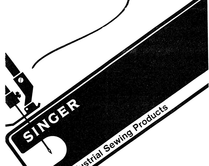 Singer-695B012-695B030-695B040-695B051-Service-Manual-and-Parts-List- Repair Manual - English